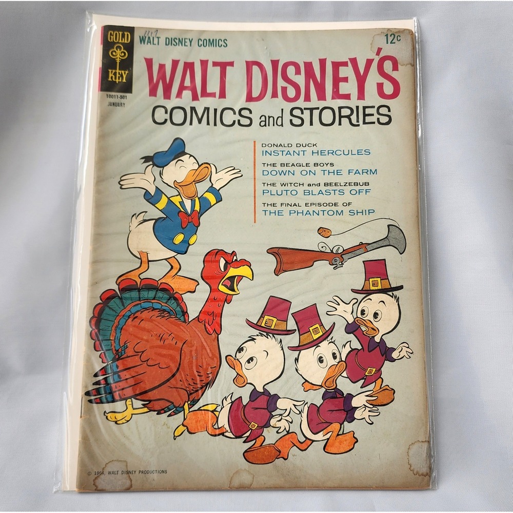 Walt Disney Comics & Stories‎ #292 Jan 1965 Gold Key Donald Duck Vintage Comic
